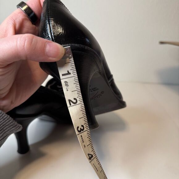 Vintage Nebuloni Lace Up Leather High Heels Size 39 - Picture 9 of 9